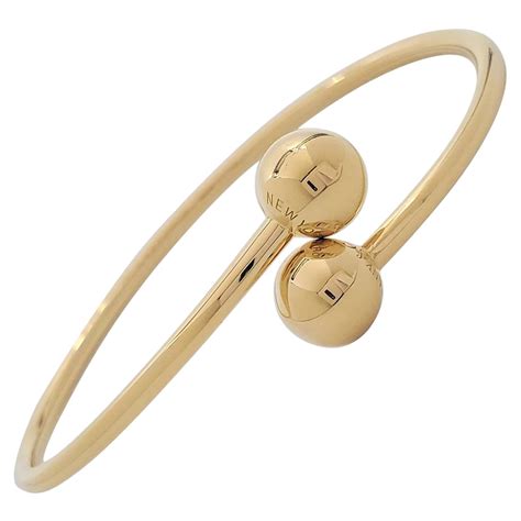 tiffany gold ball bracelet replica|authentic tiffany bracelet.